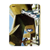 Legerhond Magneet (Verticaal)