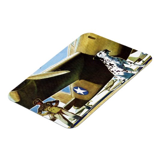 Legerhond Magneet (Linkerzijde)