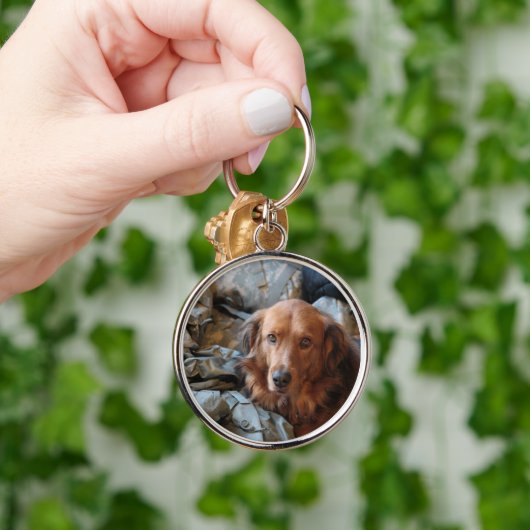 Legerhond Sleutelhanger (Hand)