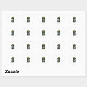 Legerhond Sticker 2 (Vel)