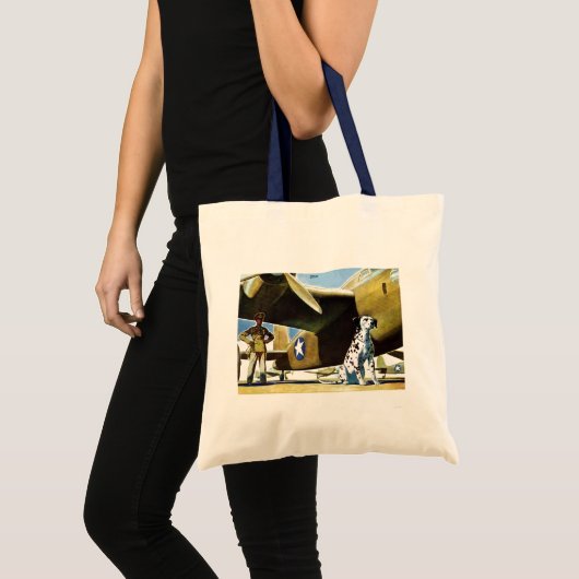 Legerhond Tote Bag (Voorkant (product))