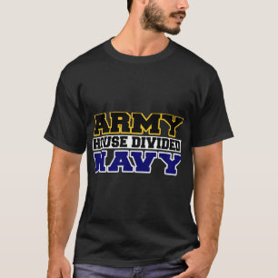 Legerhuis verdeelde marine t-shirt