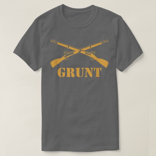 Legerinfanterie Grunt 20438 T-shirt (Design voorkant)