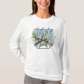 Legerinfanterievrouw T-shirt (Voorkant)