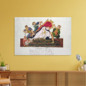 Legering van het omkeren van de troon canvas afdruk (Insitu (Woonkamer))