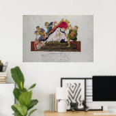 Legering van het omkeren van de troon poster (Thuiskantoor)