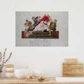 Legering van het omkeren van de troon poster (Keuken)