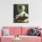 Legering van het schilderen canvas afdruk (Insitu (Woonkamer))