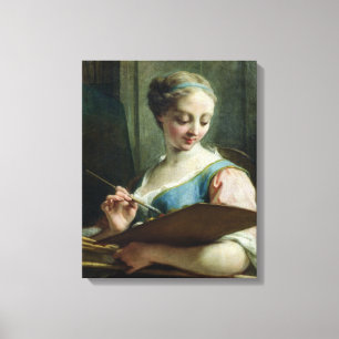 Legering van het schilderen canvas afdruk