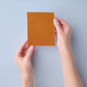 Legeringsoranje (effen kleur) flyer (Hand)