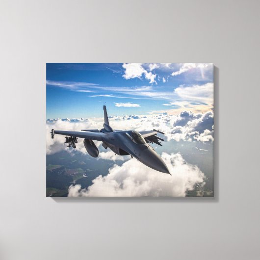 Legerjet Canvas Afdruk (Voorkant)