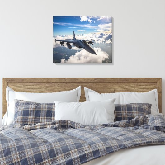 Legerjet Canvas Afdruk (Insitu (Slaapkamer))