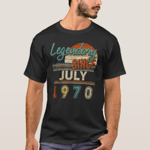 legerjongen sinds juli 1970 52 jaar oud t-shirt