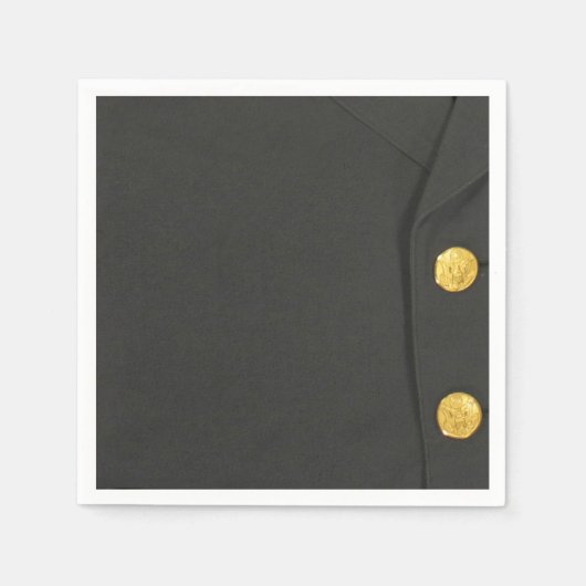 LEGERKLASSE A Uniform Jurk Groenen Militaire serve Servetten (Voorkant)