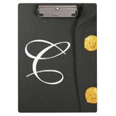 LEGERklasse A Uniform Monogram Initiaal Clip Board Klembord (Voorkant)
