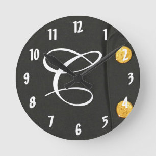 LEGERklasse A Uniform Monogram Initialen wandklok