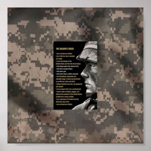 Legerkreet Poster (Voorkant)