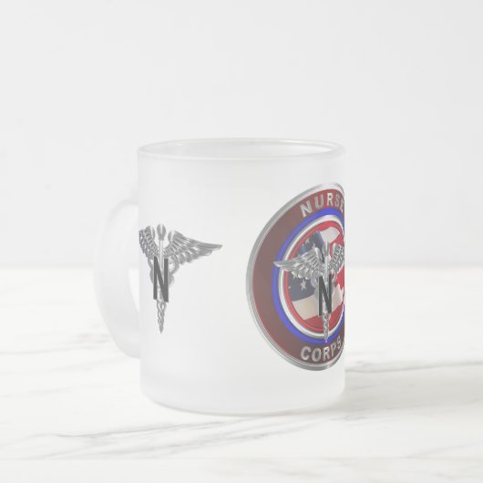 Legerkregel Matglas Koffiemok (Voorkant links)