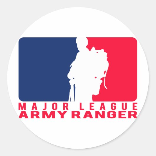 Legerleider Major League Ronde Sticker (Voorkant)