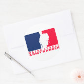 Legerleider Major League Ronde Sticker (Envelop)