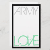 Legerliefdesverhalen Briefpapier (Voorkant / Achterkant)