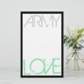 Legerliefdesverhalen Briefpapier (Staand voorkant)