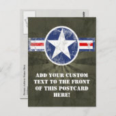 Legerluchtmacht  briefkaart (Voorkant / Achterkant)