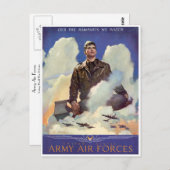 Legerluchtmacht Briefkaart (Voorkant / Achterkant)