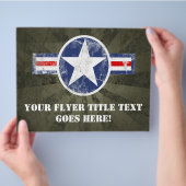 Legerluchtmacht  flyer (Hand)