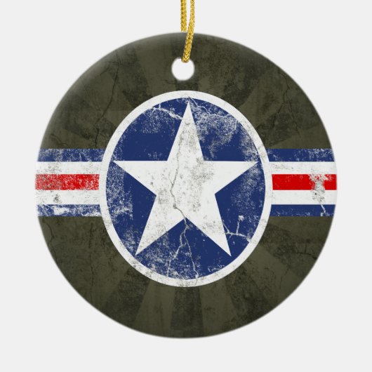 Legerluchtmacht  keramisch ornament (Voorkant)