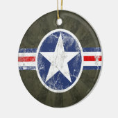 Legerluchtmacht  keramisch ornament (Links)