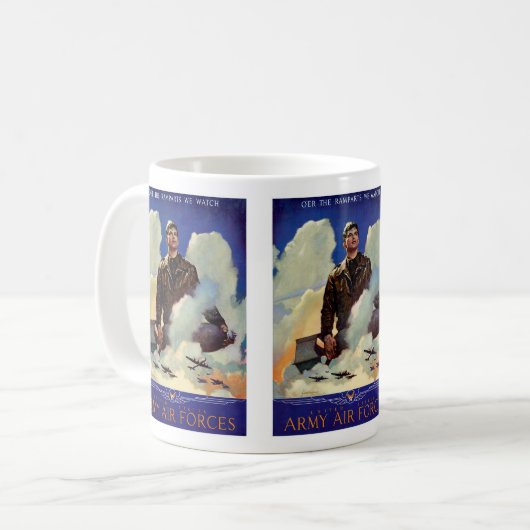 Legerluchtmacht Koffiemok (Voorkant links)