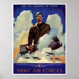 Legerluchtmacht Poster