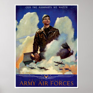 Legerluchtmacht Poster