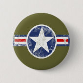 Legerluchtmacht  ronde button 5,7 cm (Voorkant)