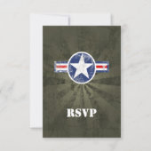 Legerluchtmacht  RSVP kaartje (Voorkant)