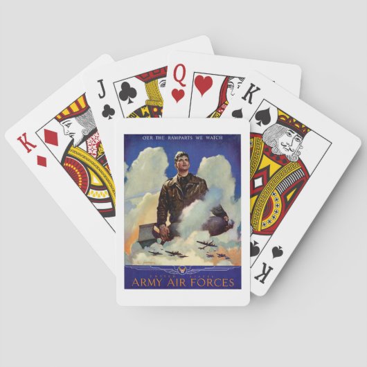 Legerluchtmacht Speelkaarten (Achterkant)