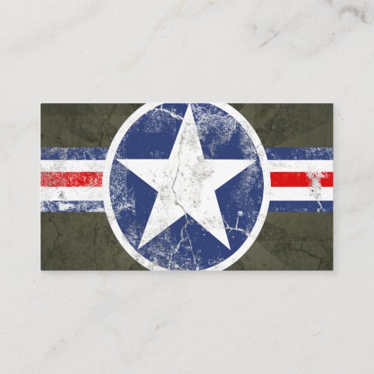 Legerluchtmacht  visitekaartje (Achterkant)