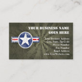 Legerluchtmacht visitekaartje (Voorkant)