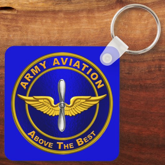 Legerluchtvaart Sleutelhanger (Achterkant)