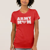 LEGERMAM met Hart en Vlag T-shirt (Voorkant)