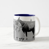 Legermarine-spel Tweekleurige Koffiemok (Voorkant rechts)