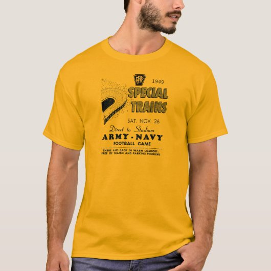 Legermarinetreinen via Pennsylvania Railroad T-shirt (Voorkant)