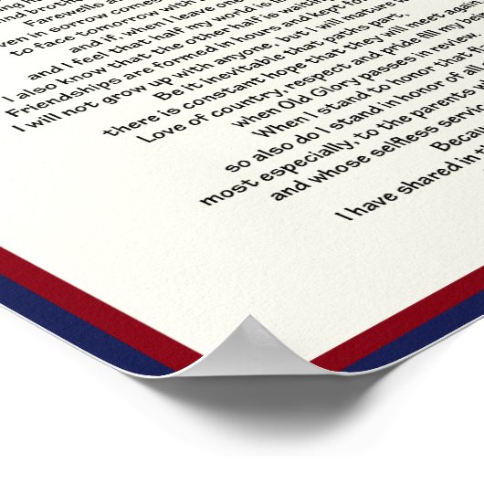 Legermerk 8.5 x 11 poster (Hoek)