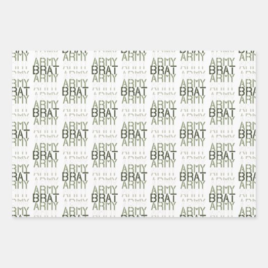 Legermerk Inpakpapier Vel (Voorkant)