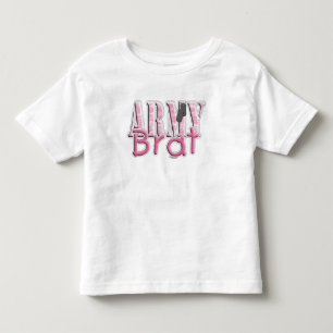 Legermerk roze kinder shirts