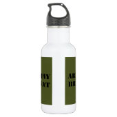 Legermerk Waterfles (Achterkant)