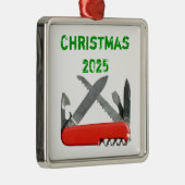 Legermes, Ornament met meerdere tools (Rechts)