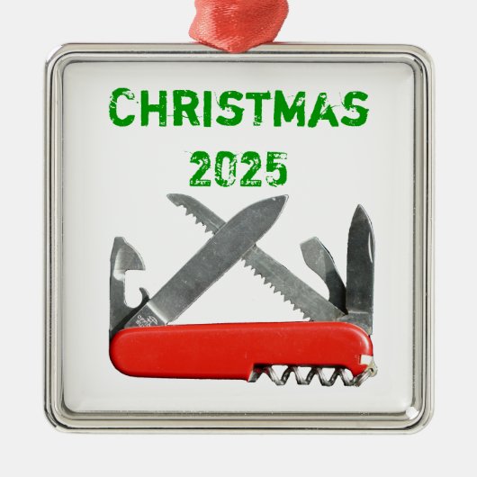 Legermes, Ornament met meerdere tools (Voorkant)