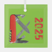 Legermes, Ornament met meerdere tools (Voorkant)